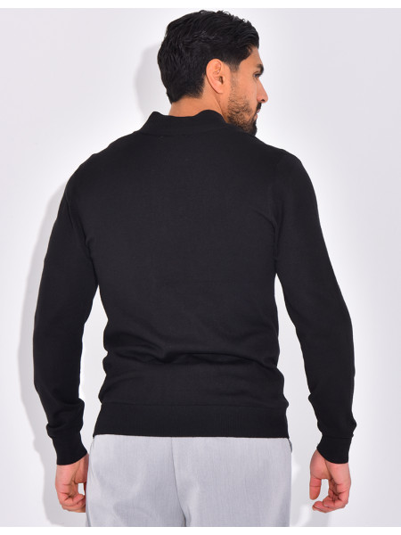 Slim waistcoat with zip fastening,