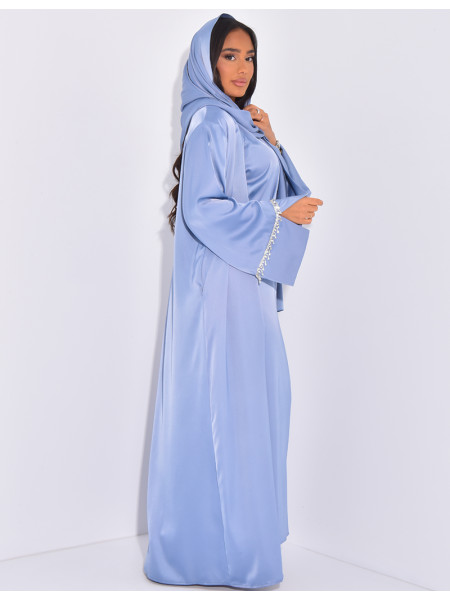 Sleeveless dress, kimono & matching scarf set