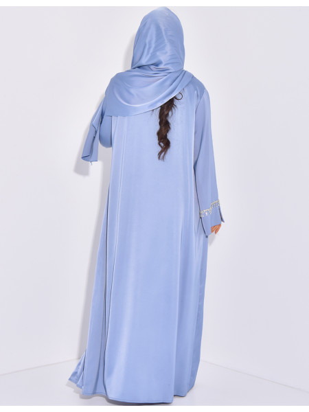 Sleeveless dress, kimono & matching scarf set