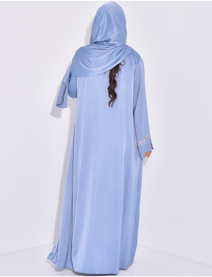 Sleeveless dress, kimono & matching scarf set