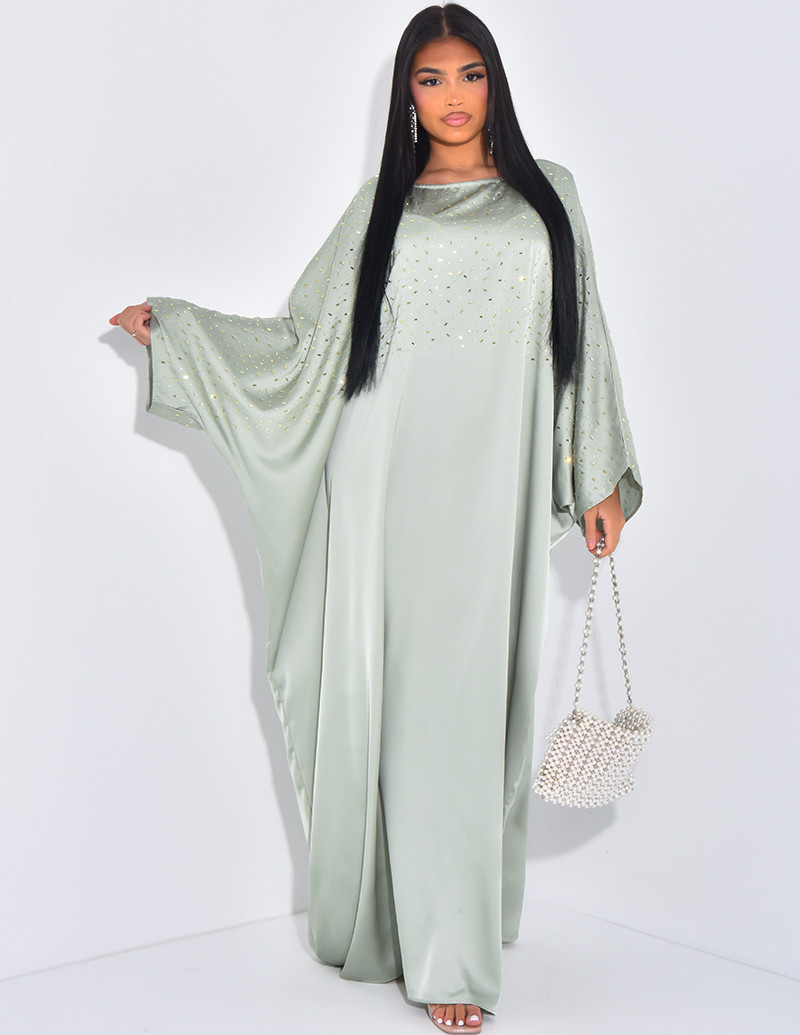 Große Abaya mit Juwelen