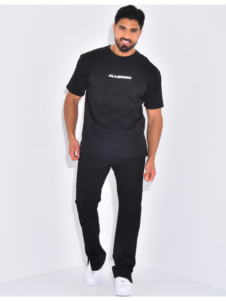 Pantalon homme à coutures apparentes