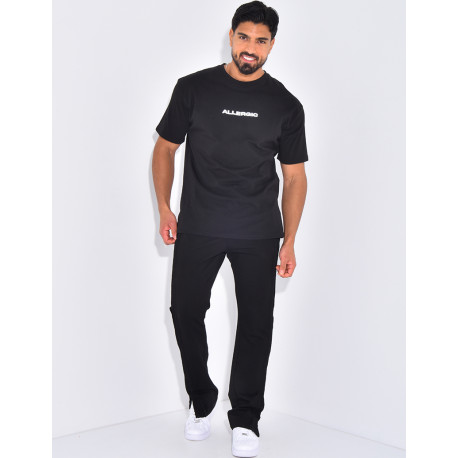 Pantalon homme à coutures apparentes