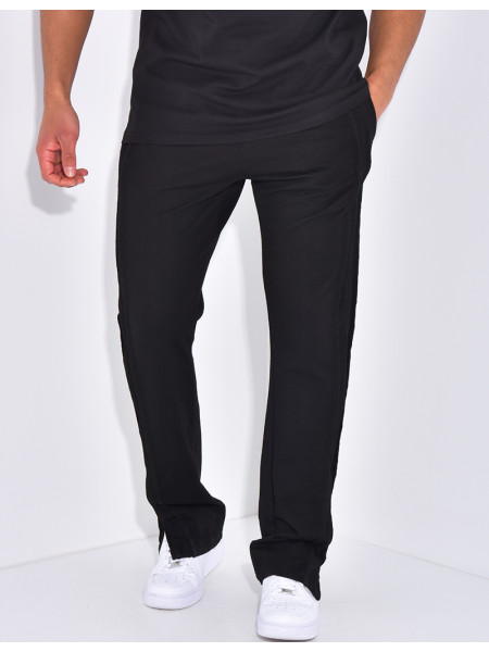Pantalon homme à coutures apparentes