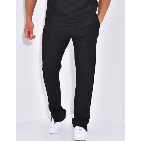 Pantalon homme à coutures apparentes