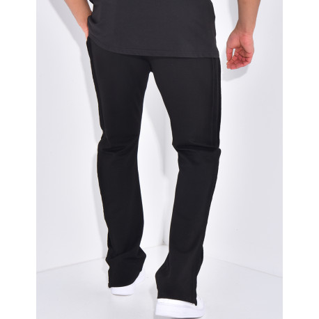 Pantalon homme à coutures apparentes