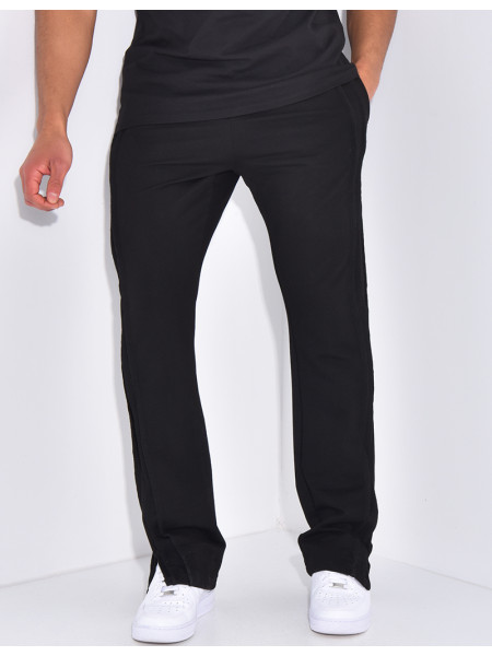 Pantalon homme à coutures apparentes