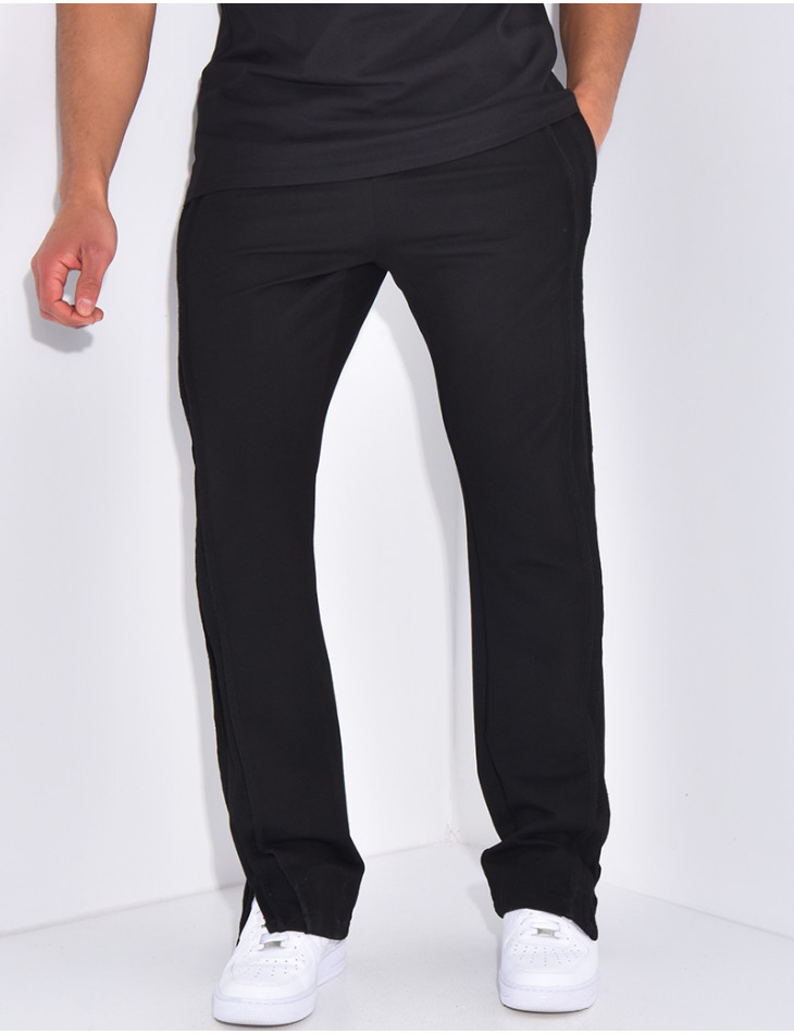 Pantalon homme à coutures apparentes