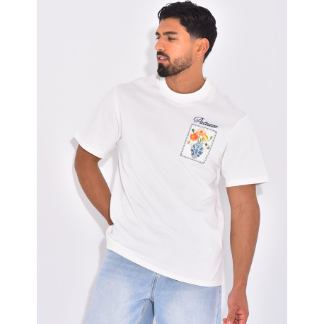 T-shirt "Palazzo" fleurs & vase