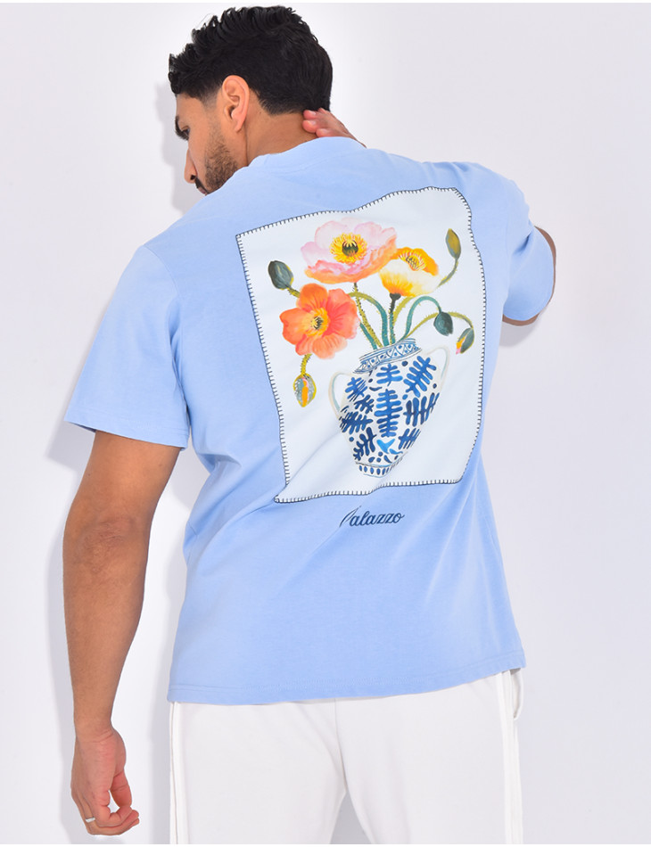 T-shirt "Palazzo" fleurs & vase