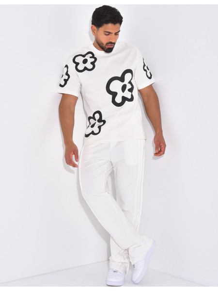 T-shirt imprimé fleurs