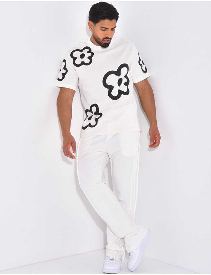 T-shirt imprimé fleurs
