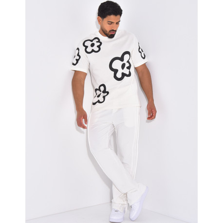 T-shirt imprimé fleurs