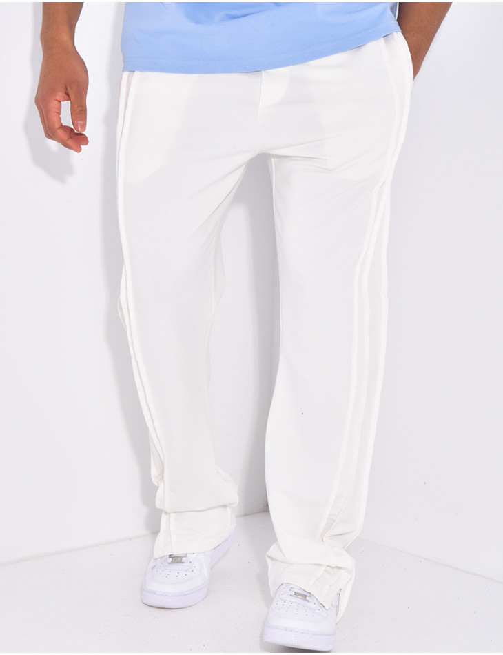 Pantalon homme à coutures apparentes