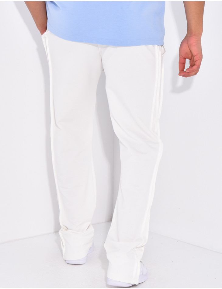 Pantalon homme à coutures apparentes