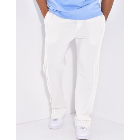 Pantalon homme à coutures apparentes