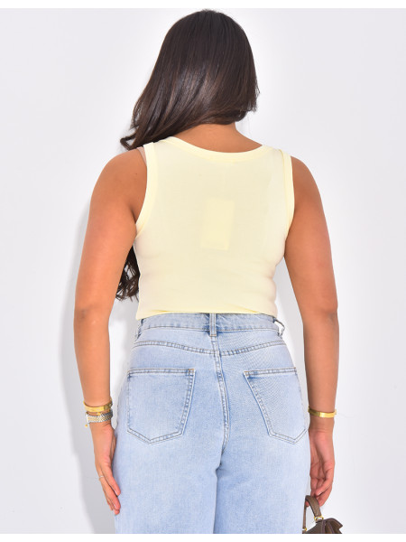 Débardeur simple col rond