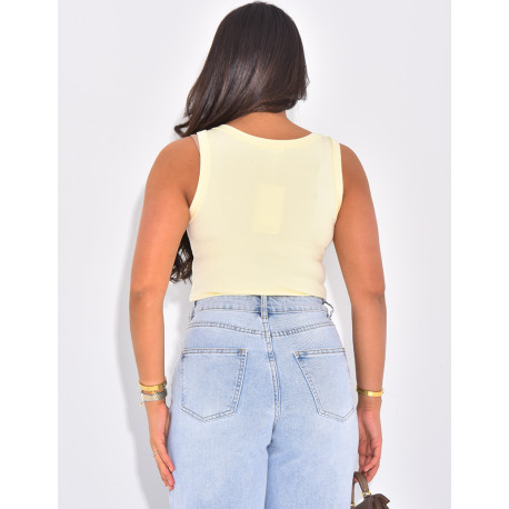 Débardeur simple col rond