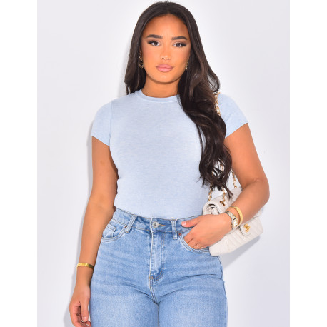 T-shirt chiné tout doux