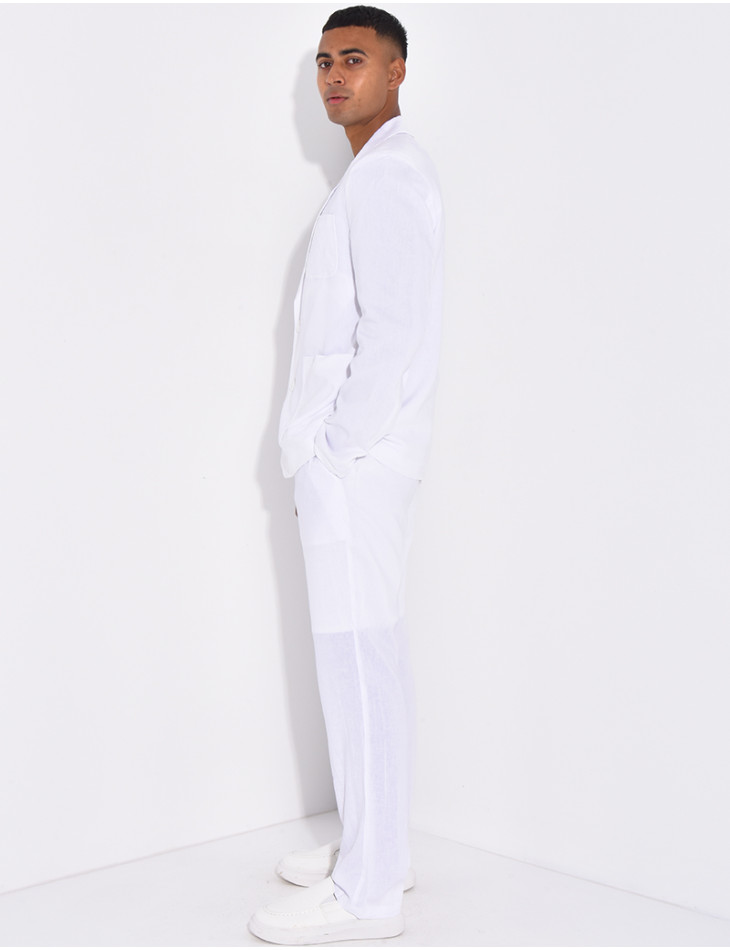 Linen suit set