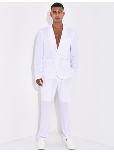 Linen suit set