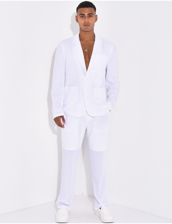 Linen suit set