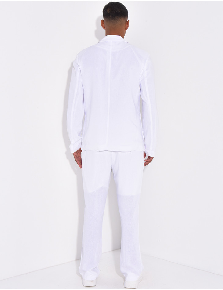 Linen suit set