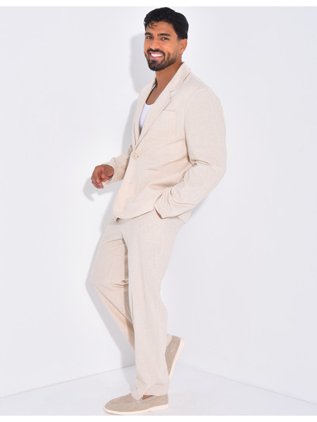 Linen suit set