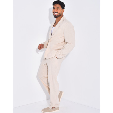 Linen suit set
