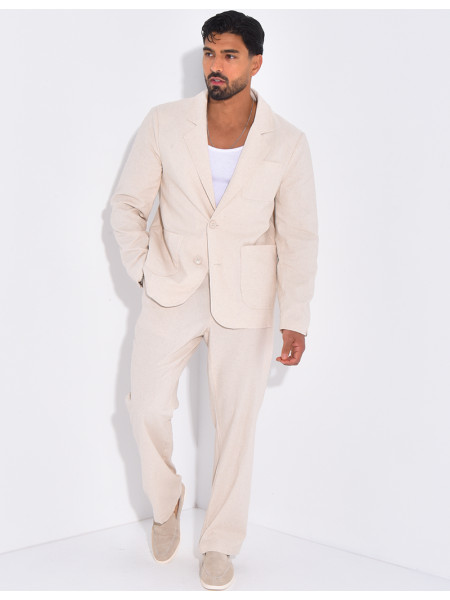 Linen suit set