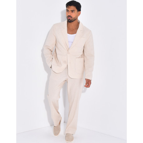 Linen suit set