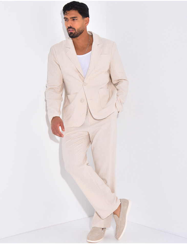 Linen suit set