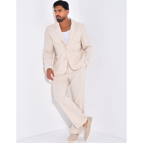 Linen suit set