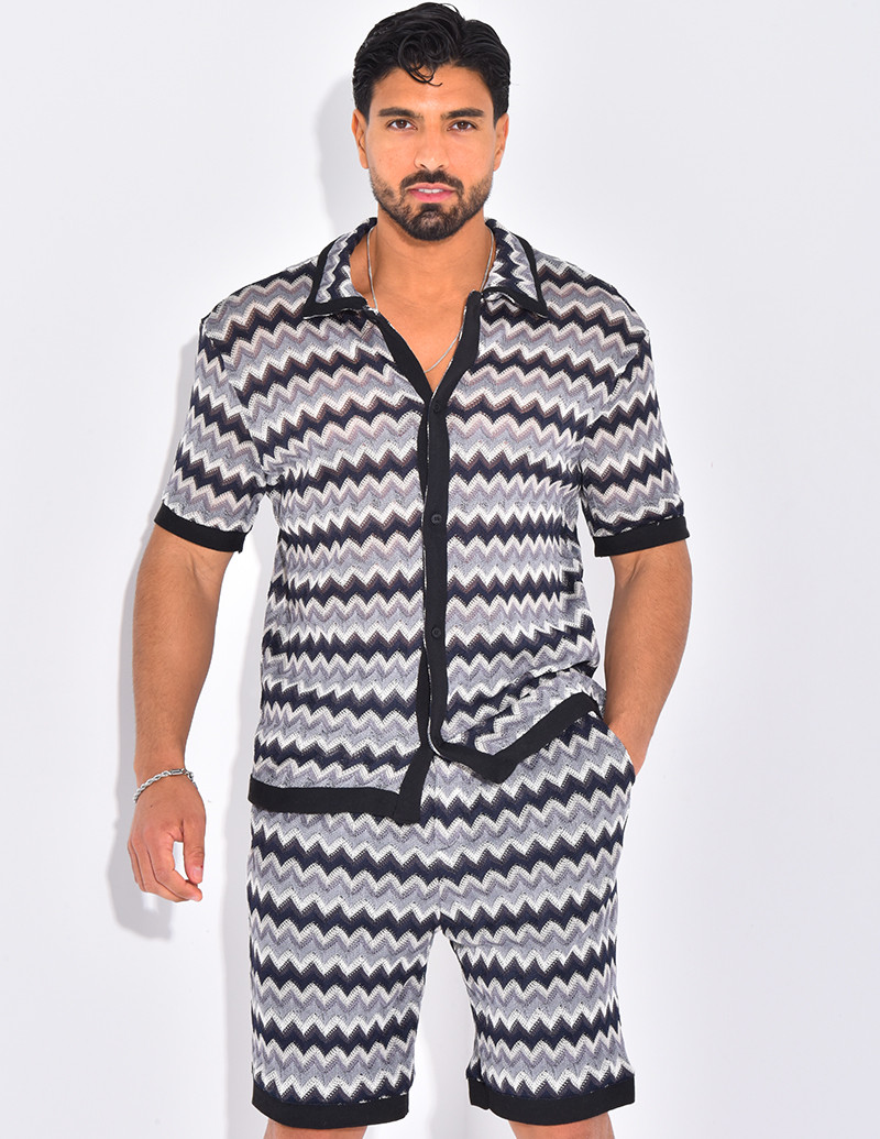 Ensemble ajouré à motifs...