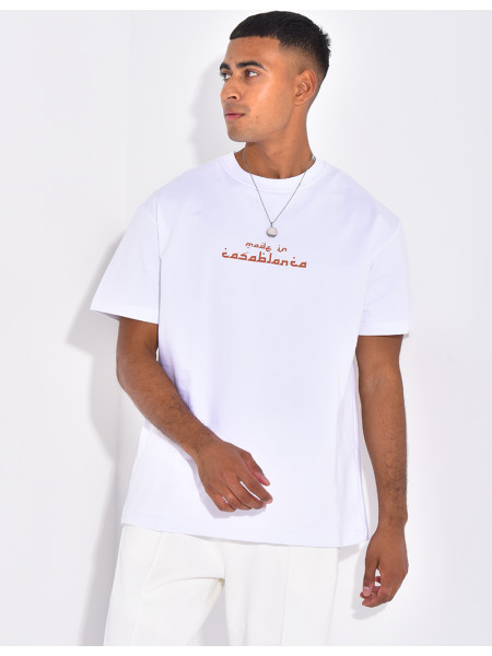 T-shirt "Made in Casablanca"