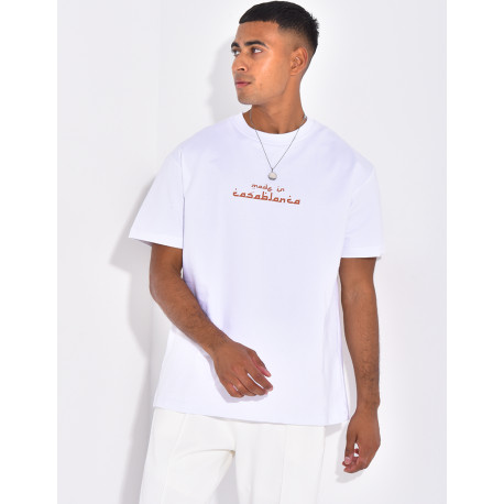 T-shirt "Made in Casablanca"