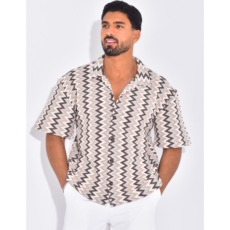 Chemise à motifs