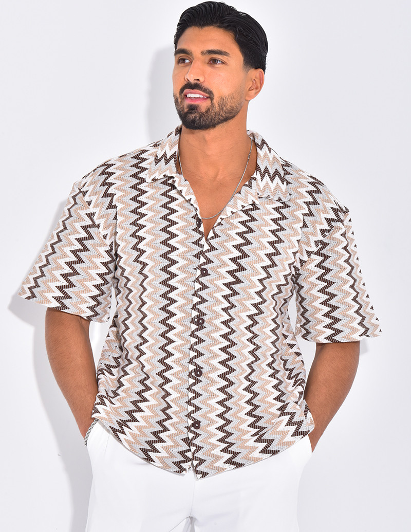 Chemise à motifs