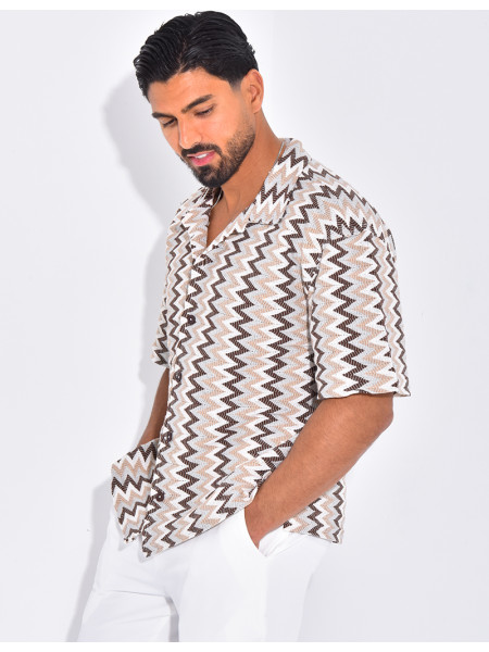 Chemise à motifs