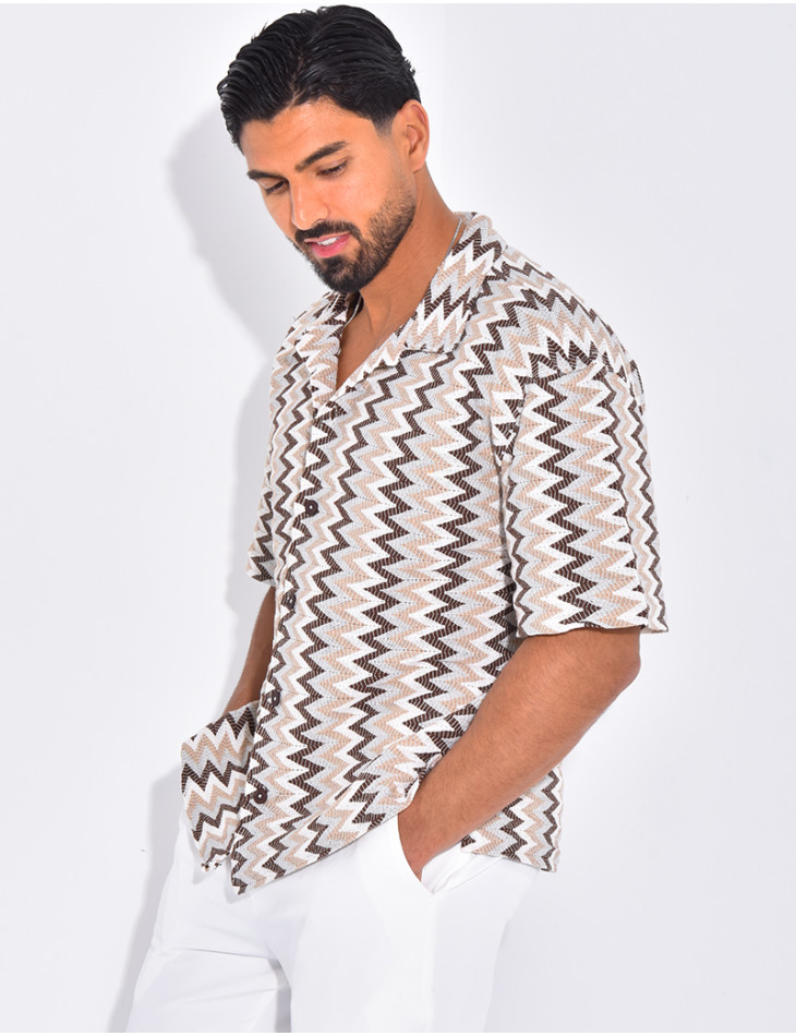 Chemise à motifs