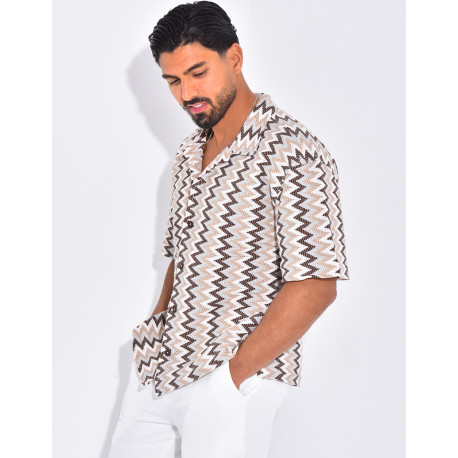 Chemise à motifs