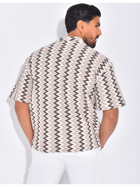 Chemise à motifs