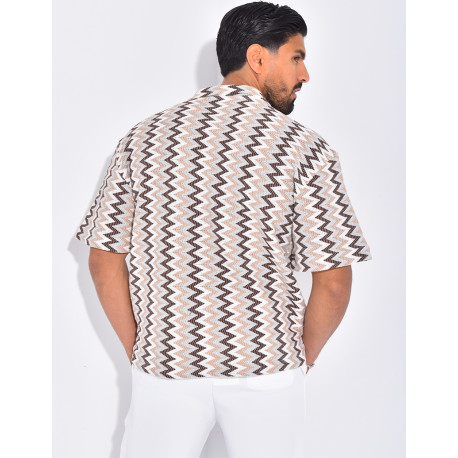 Chemise à motifs