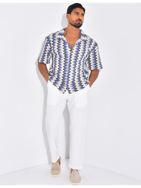 Chemise à motifs