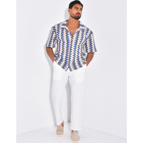 Chemise à motifs