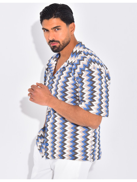 Chemise à motifs