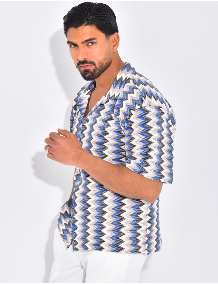 Chemise à motifs