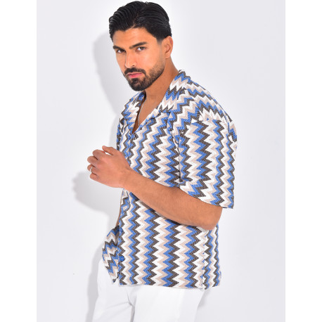 Chemise à motifs