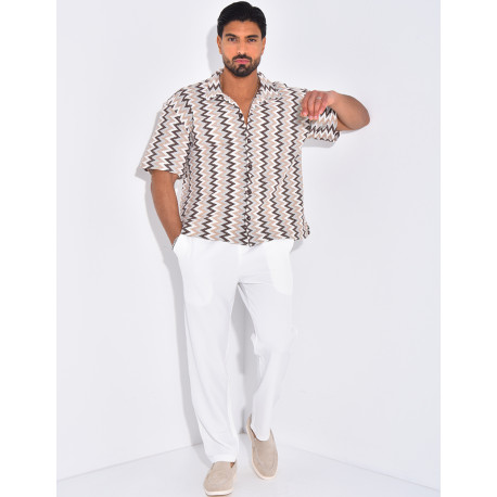 Chemise à motifs