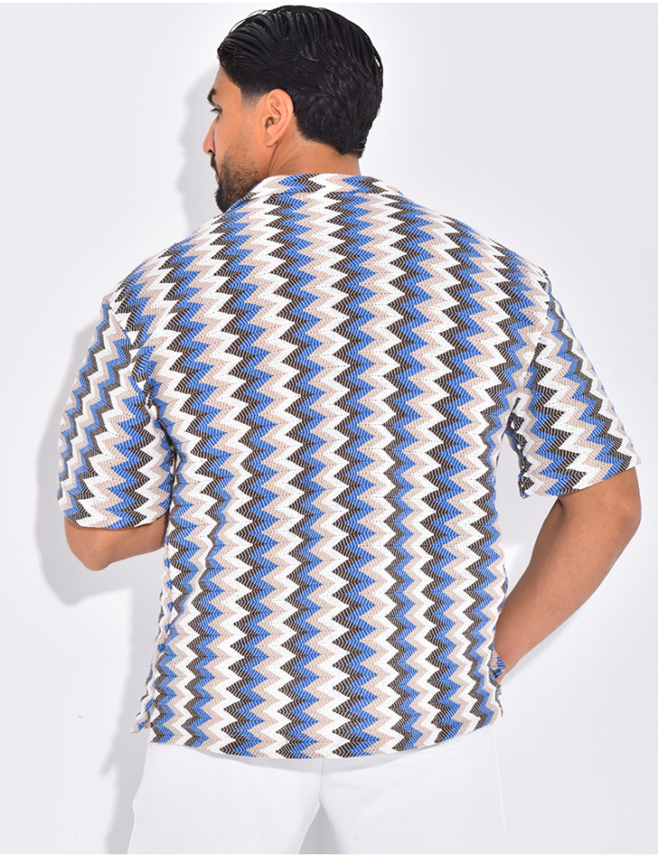 Chemise à motifs